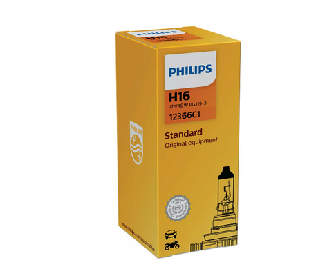 Галогенові лампи Philips Vision +30% H16 19W 3200K (1шт)