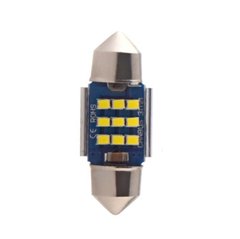 Світлодіодна лампа C5W (T11) 31mm 9SMD 12-24V 6000K (1шт)