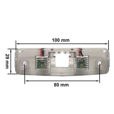 Кріплення до камери заднього виду GCam Subaru Tribeca 2005-2014