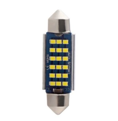 Світлодіодна лампа GS C5W (T11) 41mm 18SMD 12-24V 6000K (1шт)