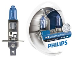 Галогенові лампи Philips Diamond Vision H1 55W 5000K (2шт)