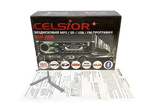 Автомагнітола Celsior CSW-223G (Green)