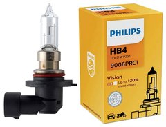 Галогенові лампи Philips Vision +30% HB4 51W 3200K (1шт)