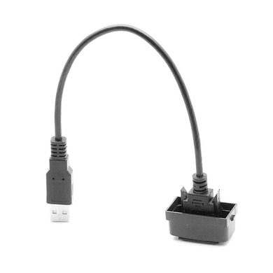 USB разъем в штатную заглушку Carav Mitsubishi