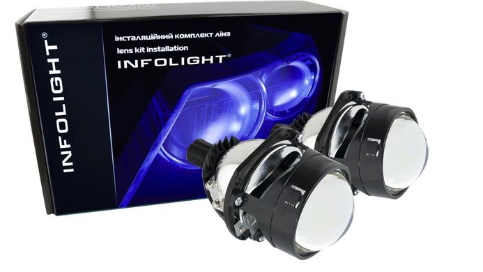 Комплект BI-LED линз Infolight G5 Blue 25W 5500K