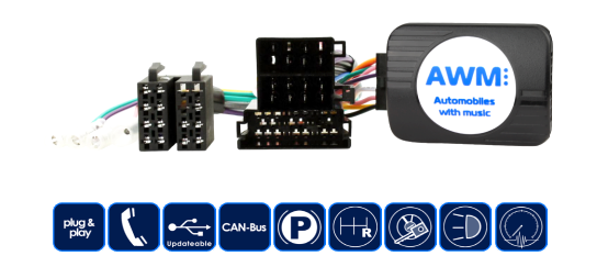 Адаптер управления кнопок на руле ACV Fiat 500 2007-2015 (CAN-Bus)