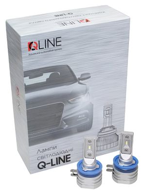 Світлодіодні лампи QLine Alpha H11B v2 20W 4000Lm 6500K (2шт)