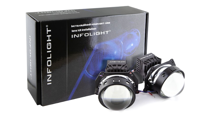 Комплект BI-LED линз Infolight A2 49W 5500K