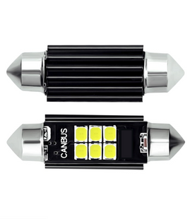 Светодиодная лампа C5W (T11) 31mm 6SMD 6000K 12-24V CanBus (1шт)