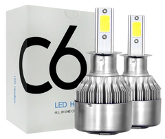 Светодиодные лампы HeadLight C6 H3 36W 3800Lm 6000K (2шт)