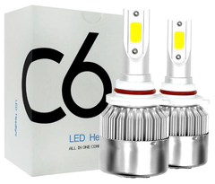 Светодиодные лампы HeadLight C6 HB4 (9006) 36W 3800Lm 6000K (2шт)