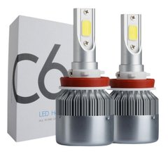 Светодиодные лампы HeadLight C6 H11 36W 3800Lm 6000K (2шт)