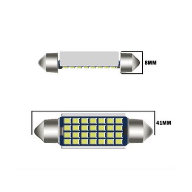 Светодиодная лампа C5W (T11) 41mm 28SMD 6000K 12-24V CanBus (1шт)